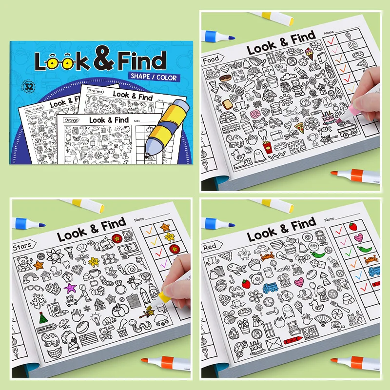 Kinder-Suche-Aktivitätsbuch, v – Kids Education Books Bewertung und Preis