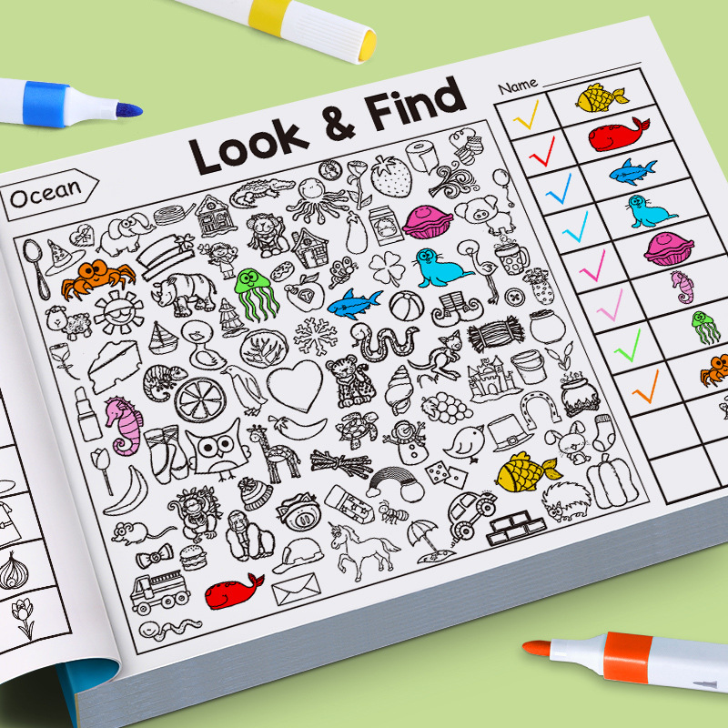 Kinder-Suche-Aktivitätsbuch, v – Kids Education Books Bewertung und Preis