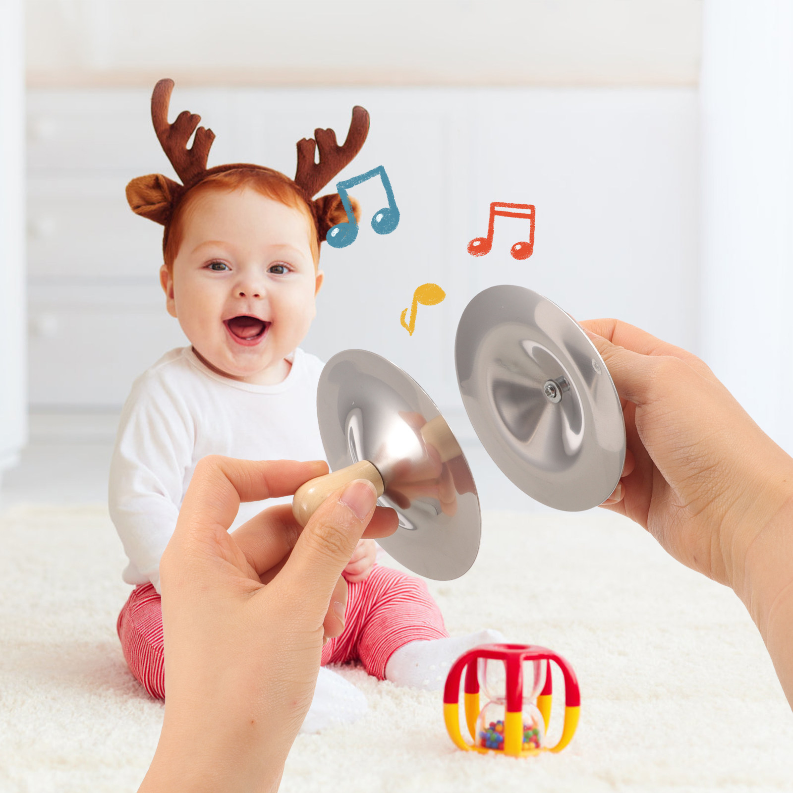2 Stück kleine Fingerzimbeln f – Kids Education Tools Bewertung und Preis