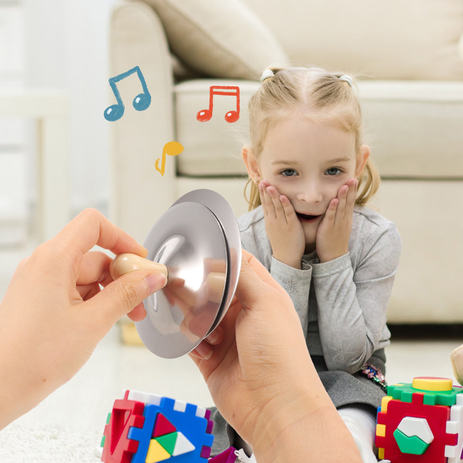 2 Stück kleine Fingerzimbeln f – Kids Education Tools Bewertung und Preis